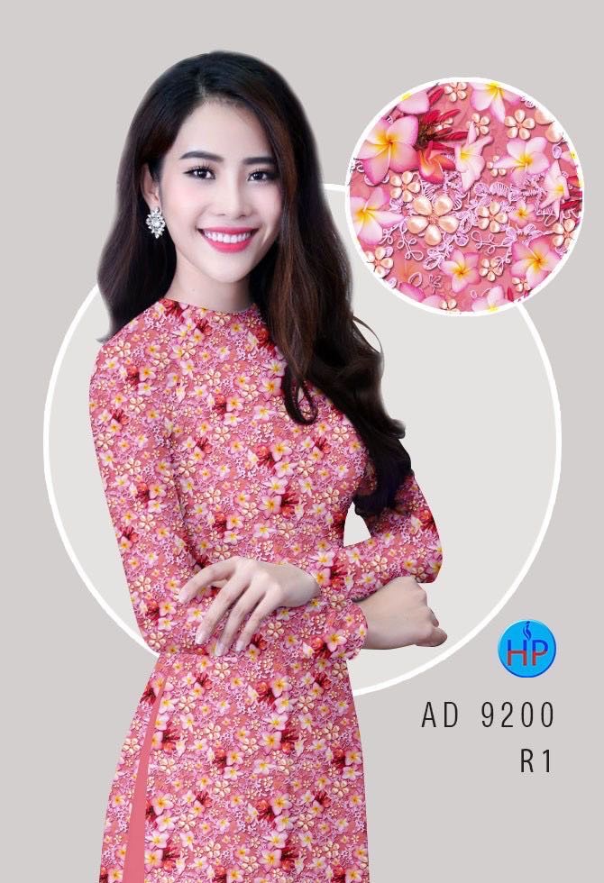 Vải áo dài hoa sứ AD 9200 - Ảnh 4