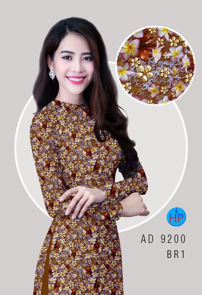 Vải áo dài hoa sứ AD 9200 - Ảnh 16