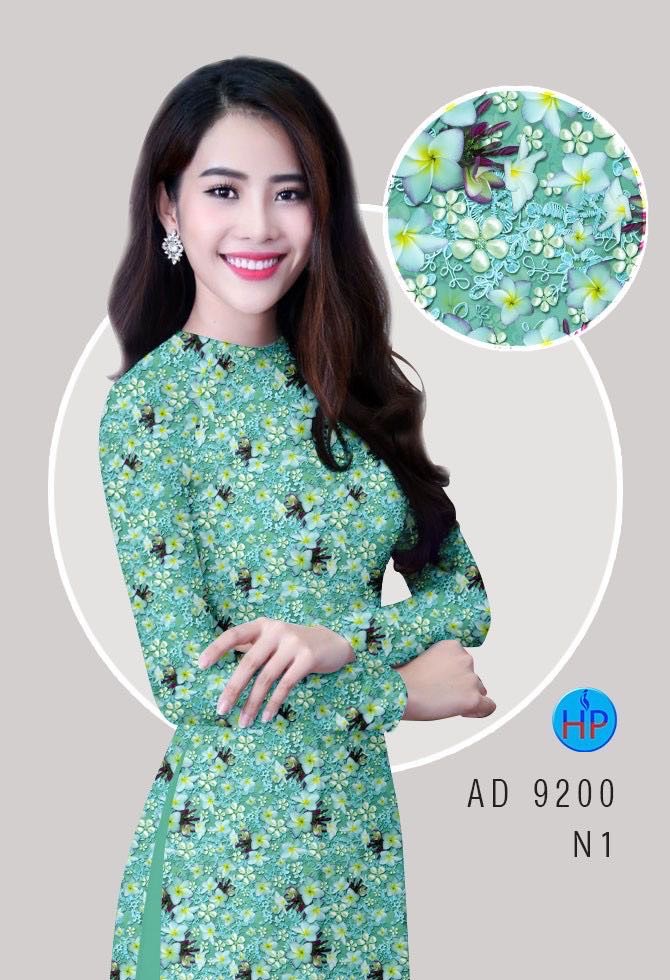 Vải áo dài hoa sứ AD 9200 - Ảnh 13