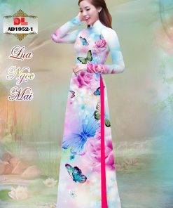 Vải áo dài hoa văn DLAD-1952