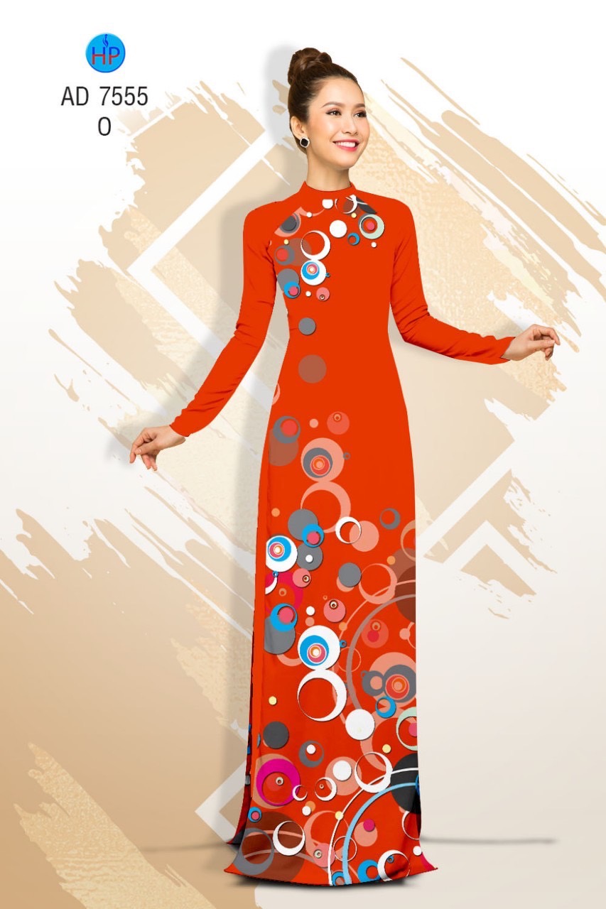 Vải áo dài chấm bi AD 7555 - Ảnh 17