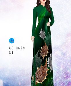Vải áo dài chiếc lá AD 9629
