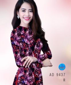 Alternative view of Vải áo dài chiếc lá AD 9437