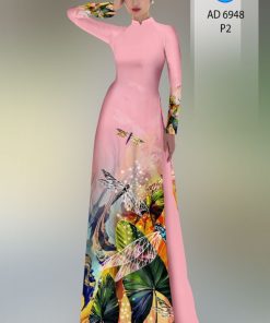 Vải áo dài hoa văn AD 6948