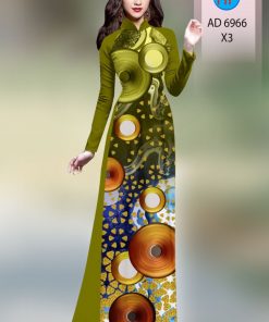 Alternative view of Vải áo dài hoa văn AD 6966