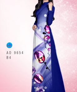 Vải áo dài hoa văn AD 9654