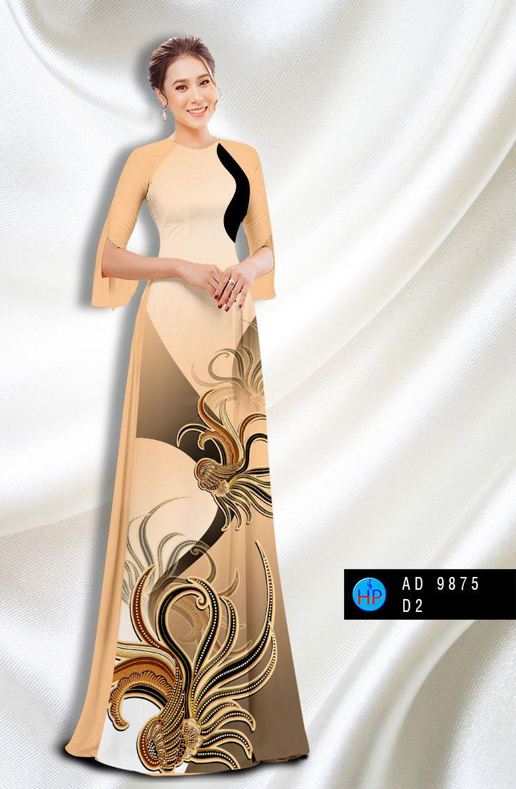 Vải áo dài hoa văn AD 9875 - Ảnh 6