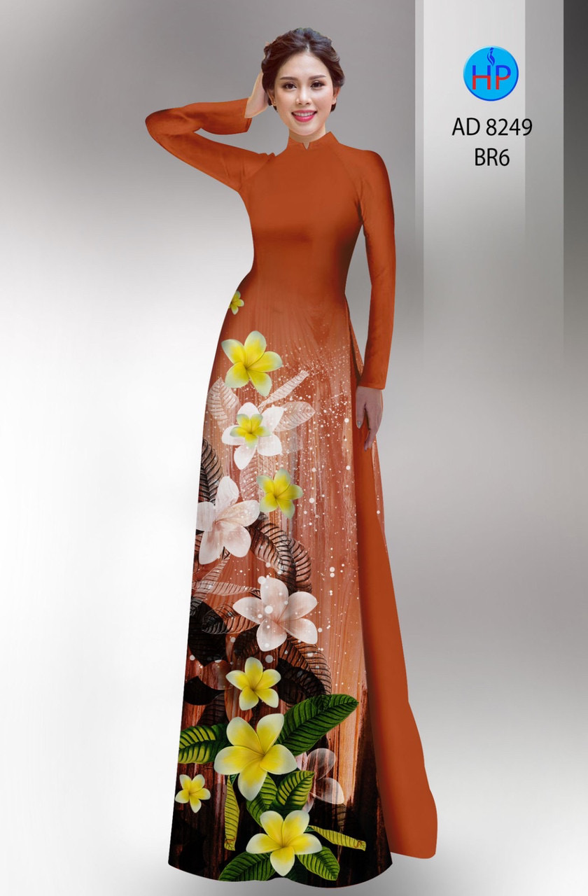 Vải áo dài hoa sứ AD 8249 - Ảnh 13