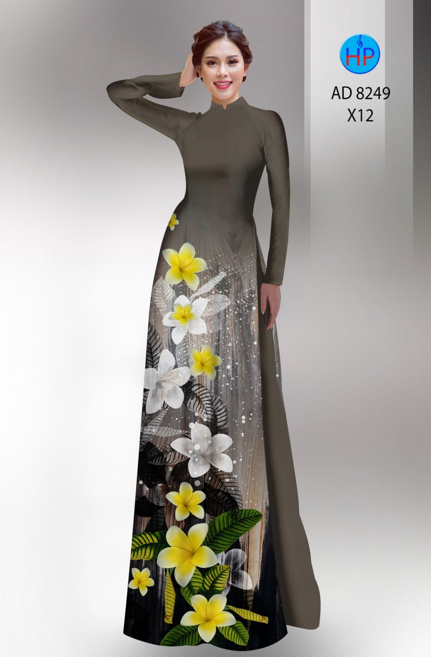 Vải áo dài hoa sứ AD 8249 - Ảnh 17