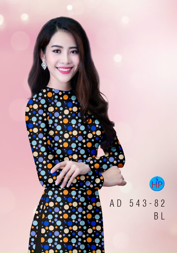 Vải áo dài chấm bi AD 543 - Ảnh 10