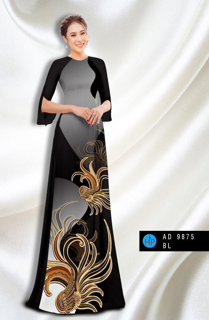 Vải áo dài hoa văn AD 9875 - Ảnh 11