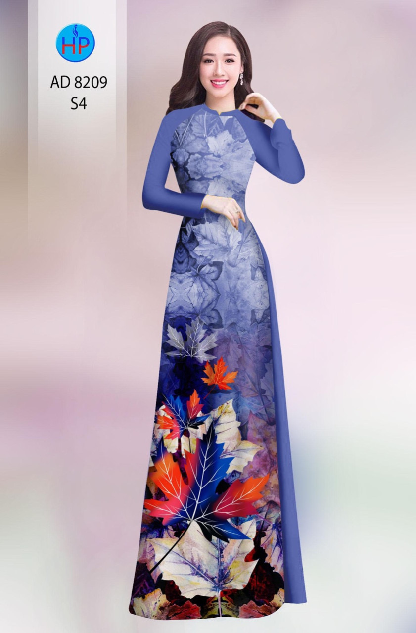 Vải áo dài chiếc lá AD 8209 - Ảnh 21