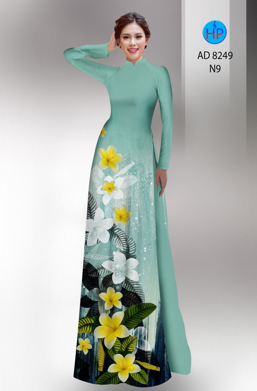 Vải áo dài hoa sứ AD 8249 - Ảnh 10
