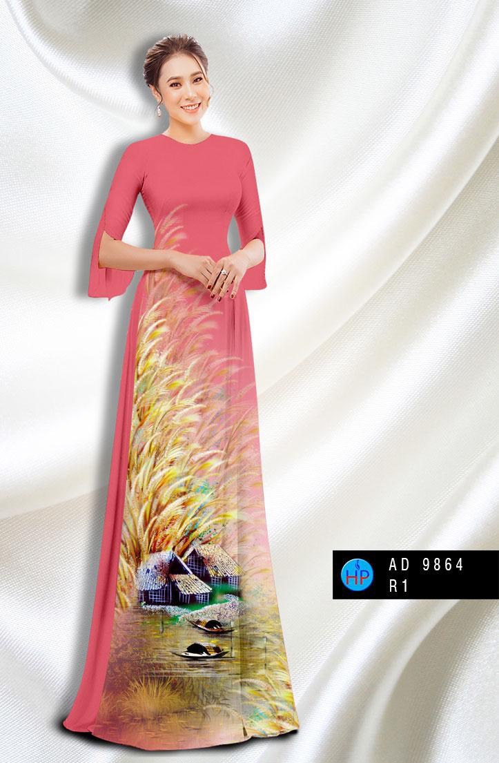 Vải áo dài phong cảnh AD 9864 - Ảnh 18