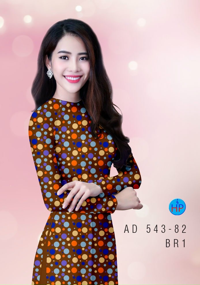 Vải áo dài chấm bi AD 543 - Ảnh 16