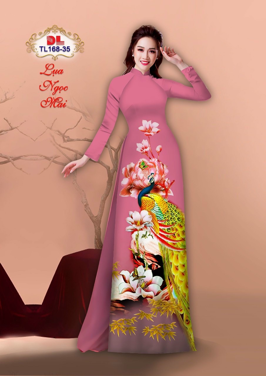 Vải áo dài chim công DLTL-168 - Ảnh 9