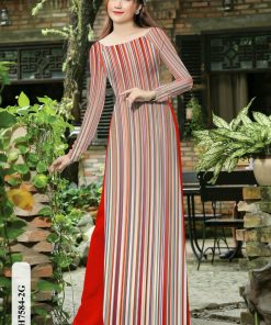 Vải áo dài hoa văn GH7584