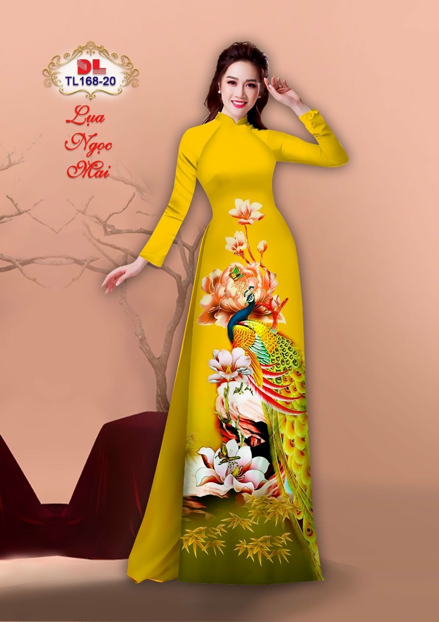 Vải áo dài chim công DLTL-168 - Ảnh 11