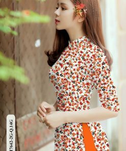 Vải áo dài hoa nhí GH7642
