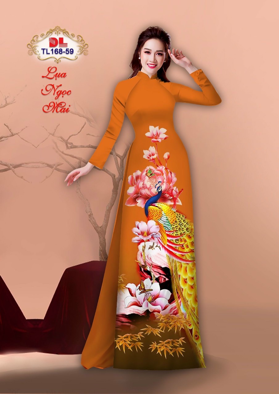 Vải áo dài chim công DLTL-168 - Ảnh 12