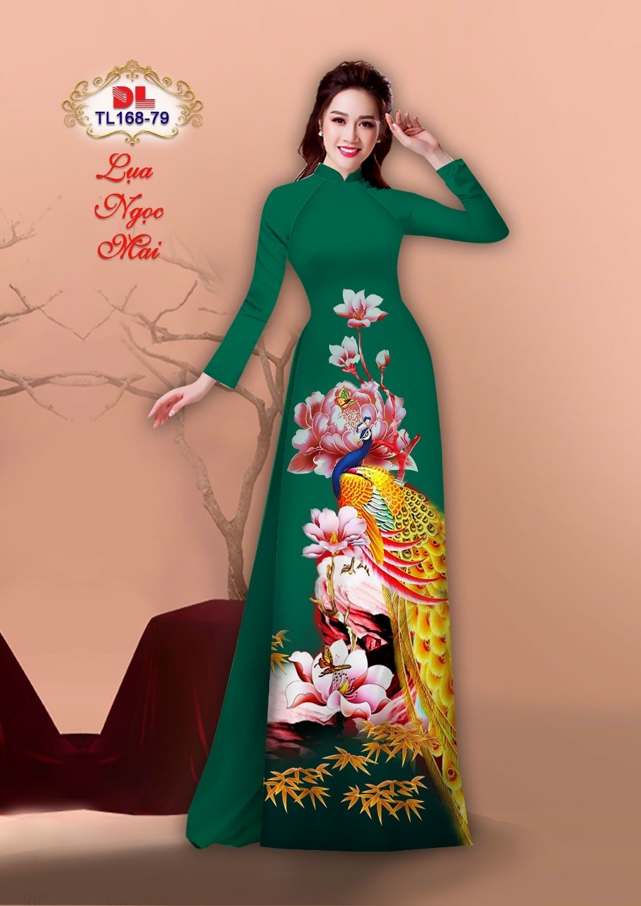 Vải áo dài chim công DLTL-168 - Ảnh 21