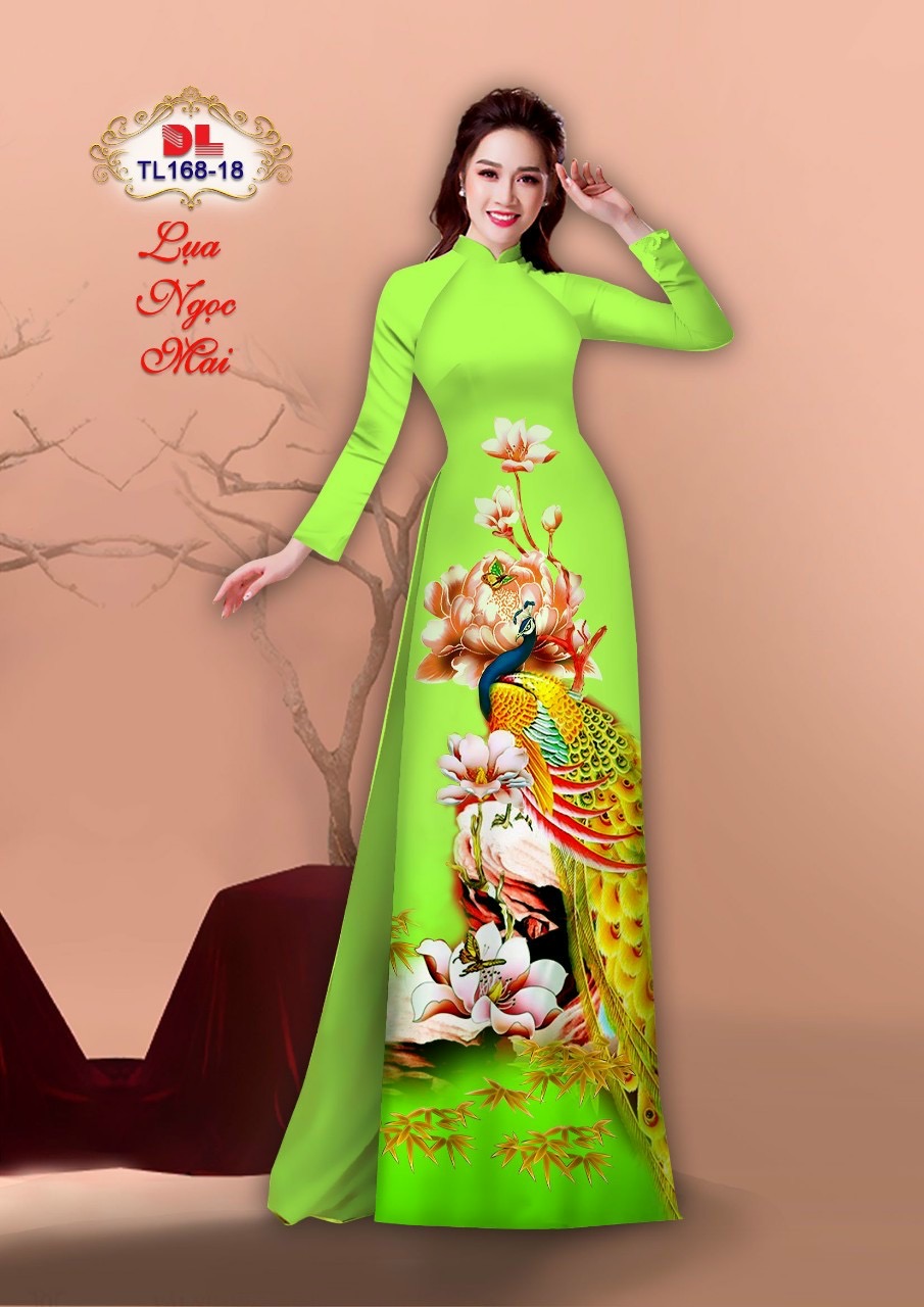 Vải áo dài chim công DLTL-168 - Ảnh 7