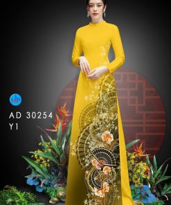 Vải áo dài hoa văn AD 30254