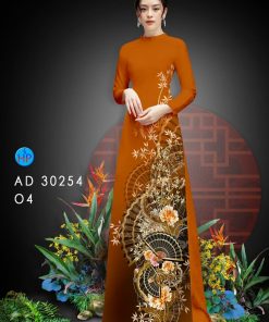 Alternative view of Vải áo dài hoa văn AD 30254