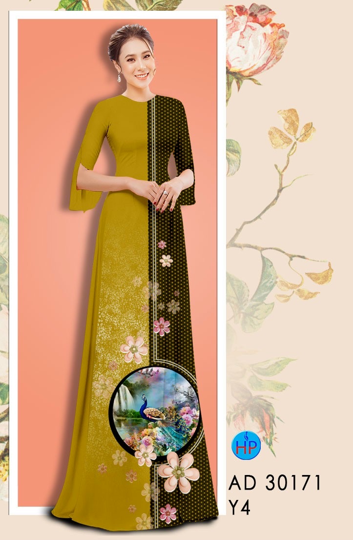 Vải áo dài chim công AD 30171 - Ảnh 15