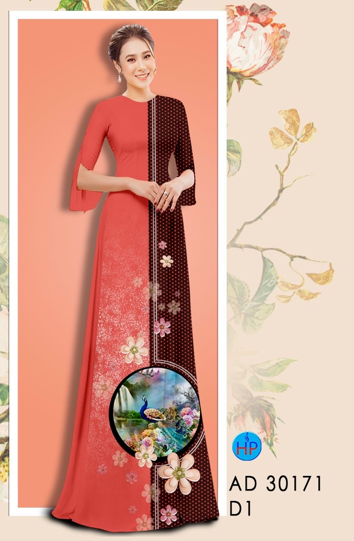 Vải áo dài chim công AD 30171 - Ảnh 17