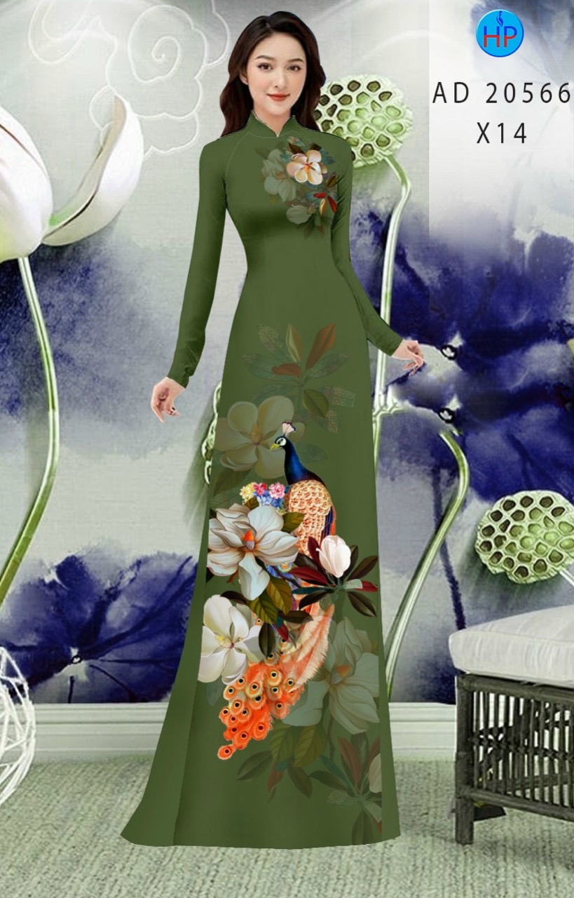Vải áo dài công cò AD 20566 - Ảnh 2