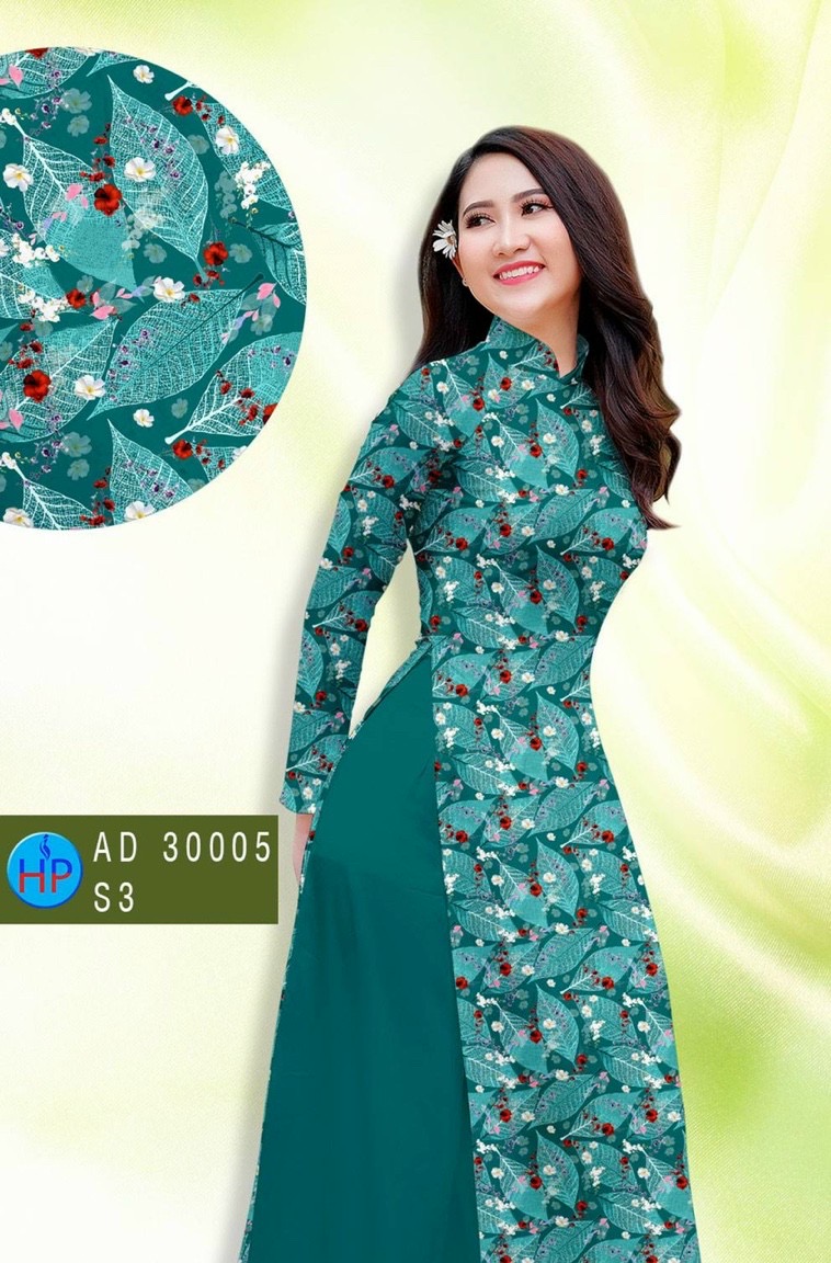 Vải áo dài chiếc lá Ad 30005 - Ảnh 12
