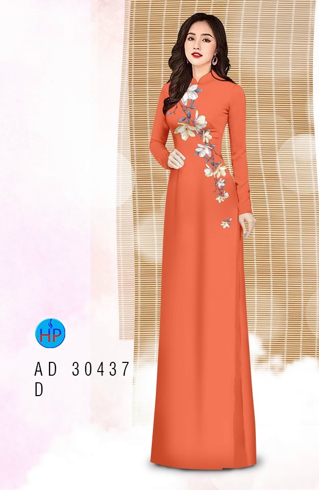 Vải áo dài hoa 3d AD 30437 - Ảnh 17