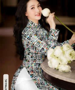Vải áo dài hoa văn Gh7904