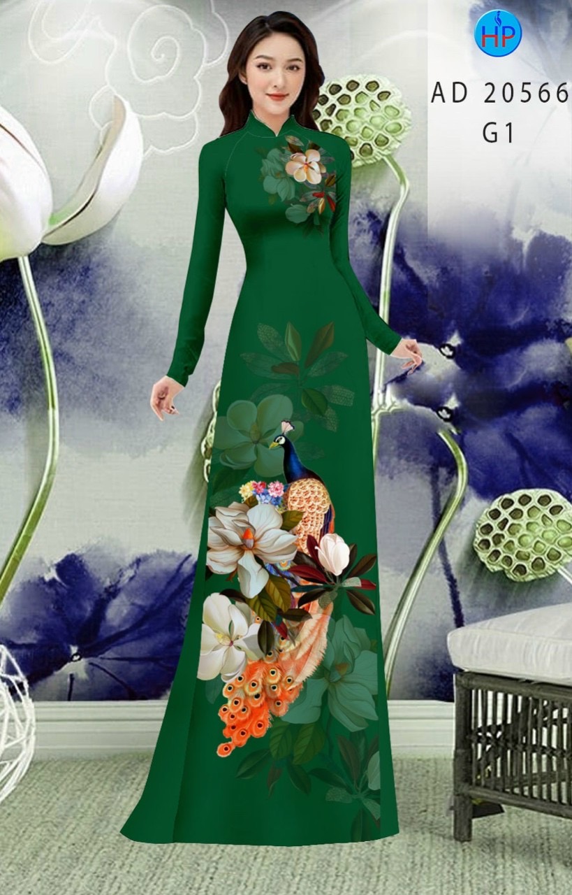 Vải áo dài công cò AD 20566 - Ảnh 17