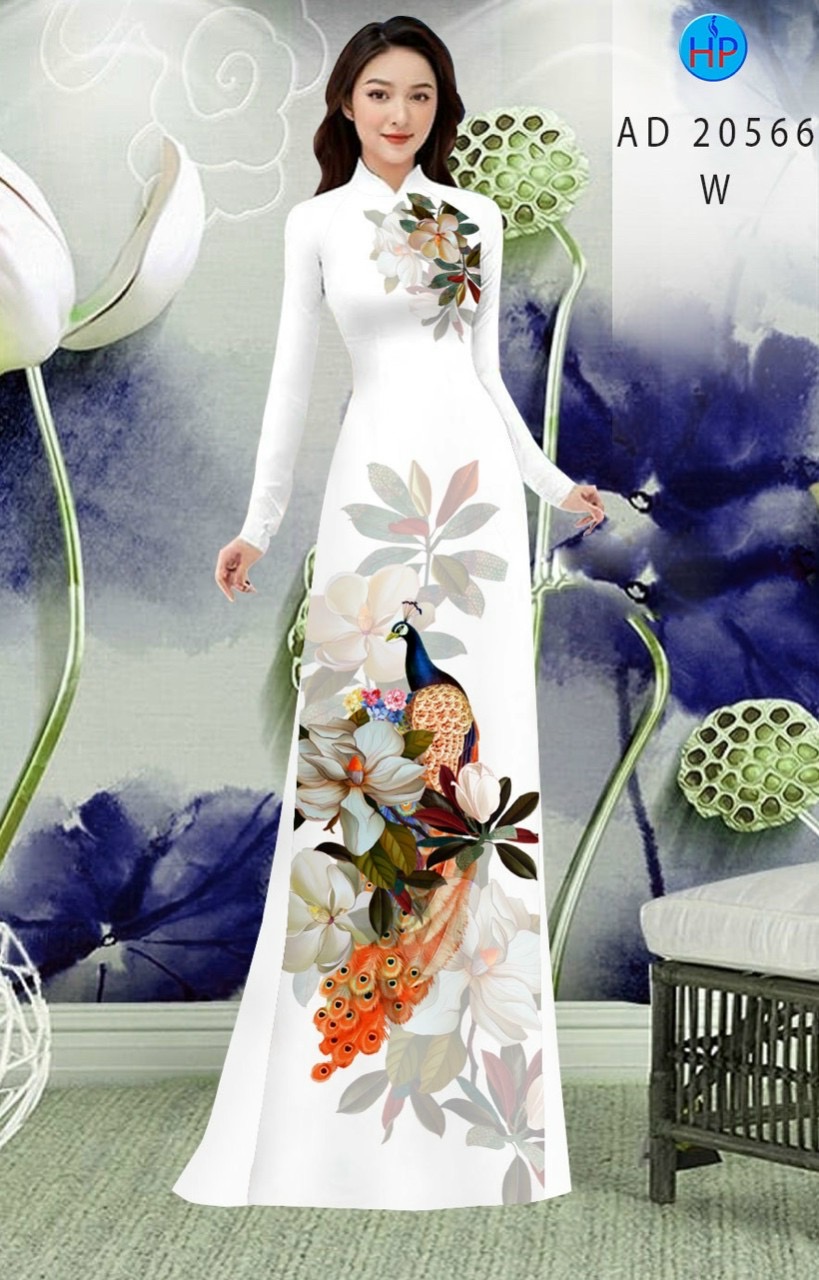 Vải áo dài công cò AD 20566 - Ảnh 4