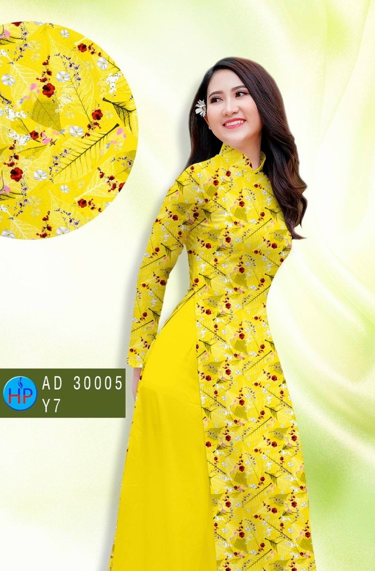 Vải áo dài chiếc lá Ad 30005 - Ảnh 17