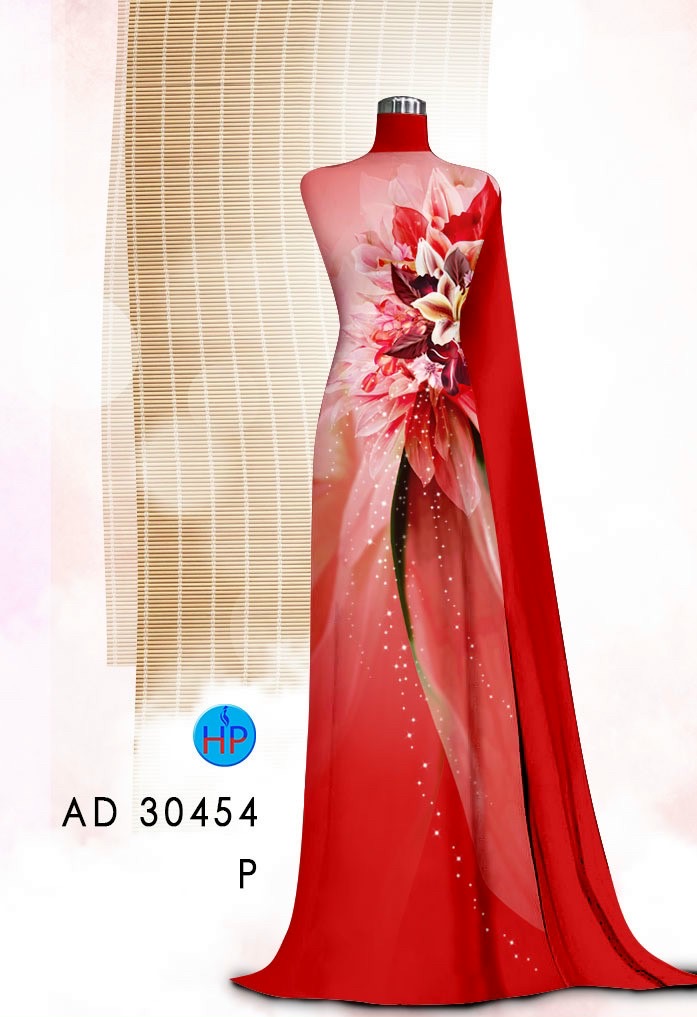 Vải áo dài hoa ngay eo AD 30454 - Ảnh 17