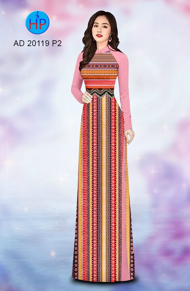 Vải áo dài hoa văn AD 20119 - Ảnh 13