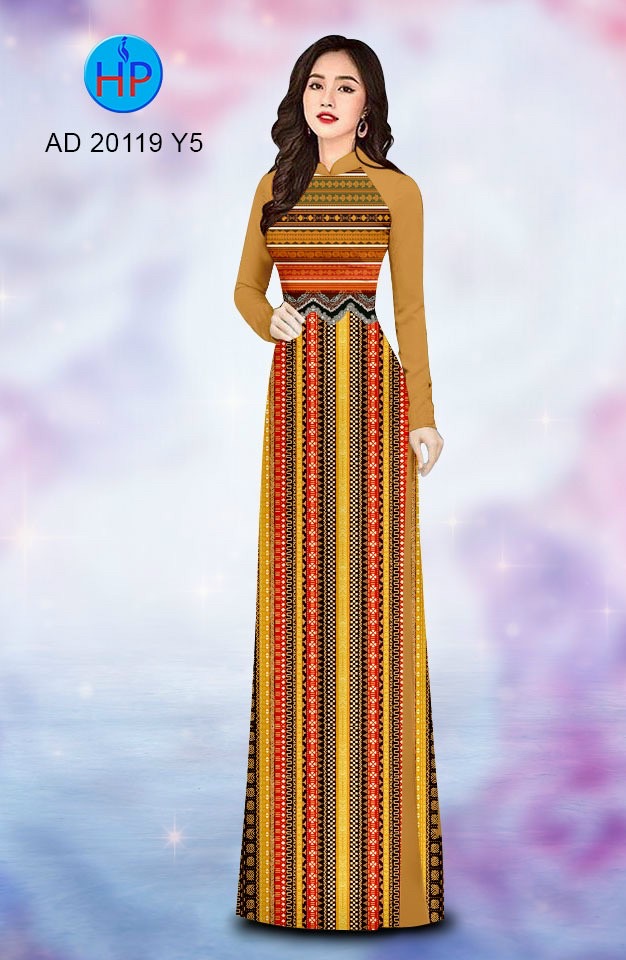 Vải áo dài hoa văn AD 20119 - Ảnh 19