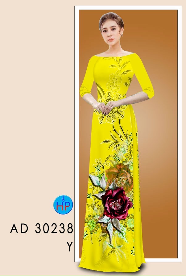 Vải áo dài hoa hồng AD 30238 - Ảnh 17