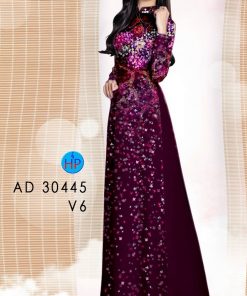 Alternative view of Vải áo dài hoa bồ công anh AD 30445