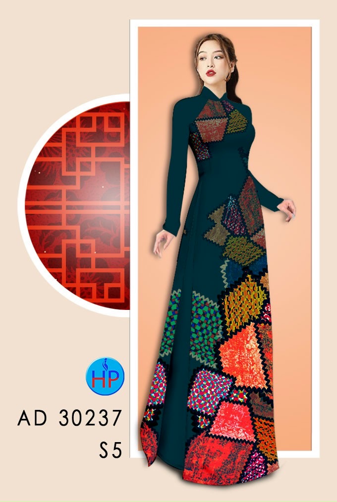 Vải áo dài lập thể AD 30237 - Ảnh 2