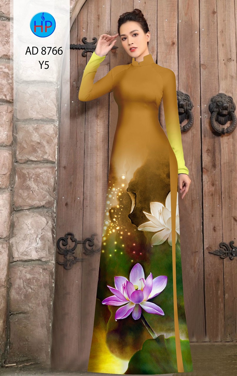 Vải áo dài hoa sen AD 8766 - Ảnh 14