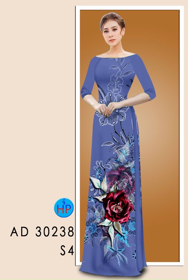 Vải áo dài hoa hồng AD 30238 - Ảnh 18