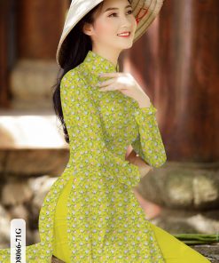 Vải áo dài hoa nhí HD8066