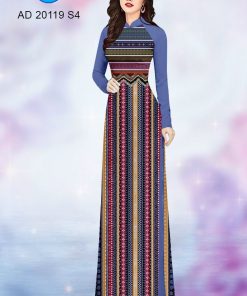 Vải áo dài hoa văn AD 20119