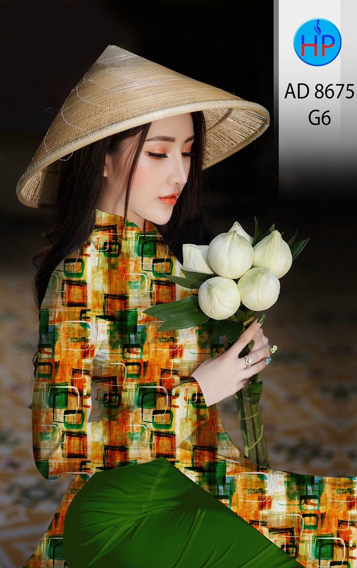 Vải áo dài hoa văn AD 8675 - Ảnh 9