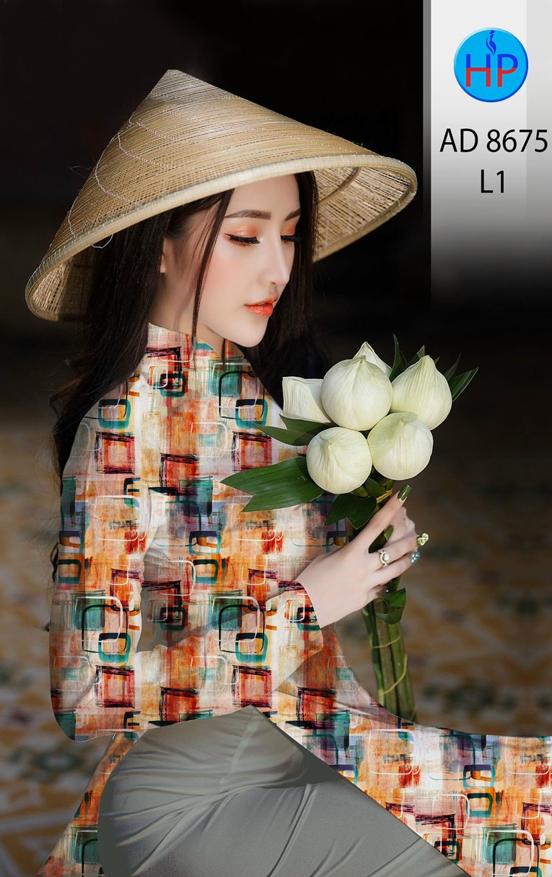 Vải áo dài hoa văn AD 8675 - Ảnh 10