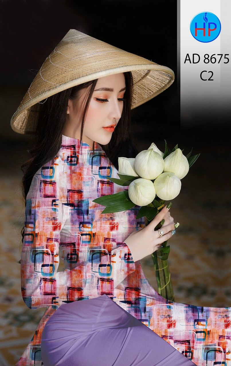 Vải áo dài hoa văn AD 8675 - Ảnh 8